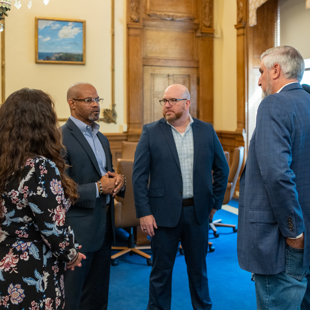 This week I had a great time meeting with and was inspired by this year's winners of the @idemnews Governor’s Awards for Environmental Excellence. The people, businesses, and groups behind these outstanding projects are impressive! #nextlevelindiana