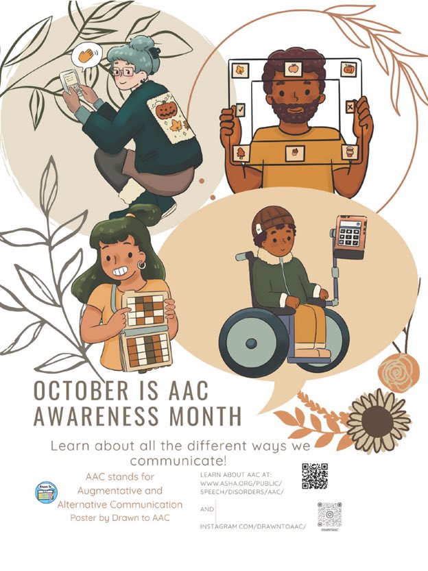 masonspeechie's tweet photo. October is #AACawareness month! https://t.co/svQOlq91IQ