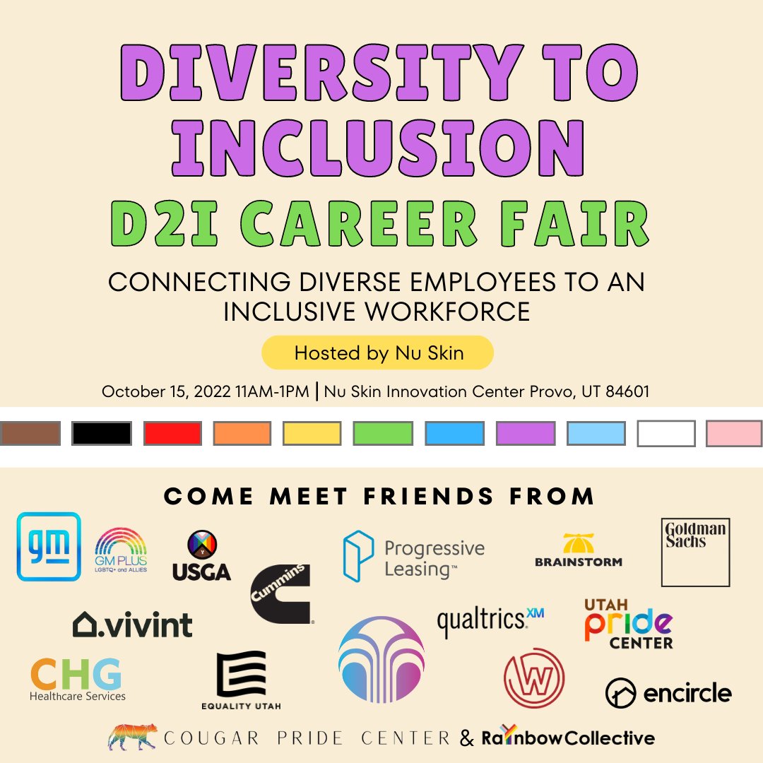 CHGHealthcare's tweet photo. Come work for a company that prioritizes #diversity and inclusion in the workplace. See you at the D2I Career Fair on Saturday, October 15 in Provo, Utah. 

#CHGHealthcare #WeAreHiring https://t.co/t4pkc25biG