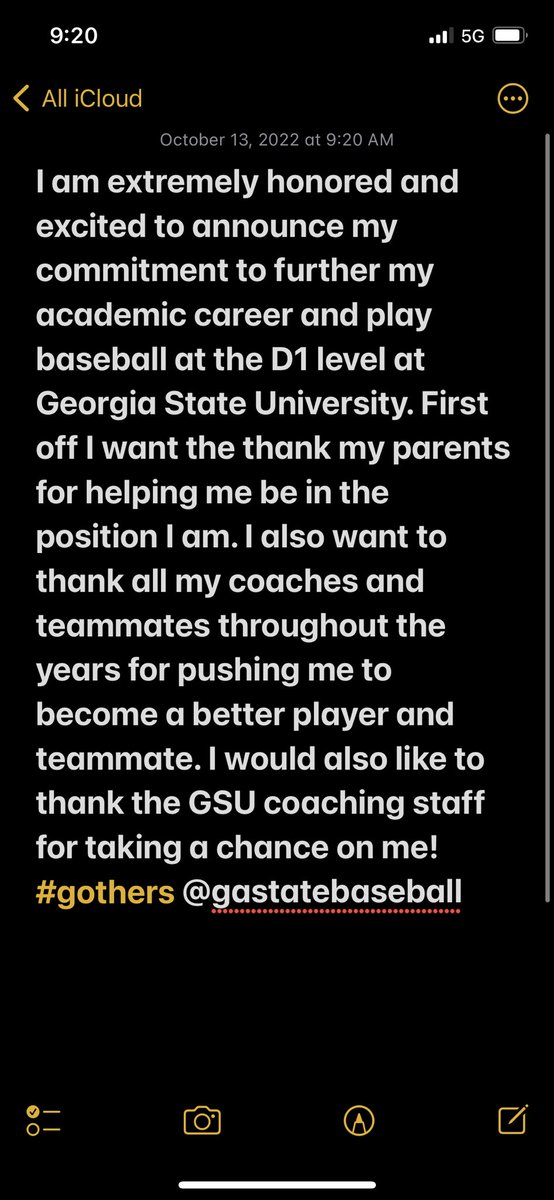 NickLanning5's tweet photo. @GaStateBaseball @NikoBuentello @bradstromdahl #gothers 💙🤍 @norxbaseball @EastCobbYankees https://t.co/01lRAkhhq6