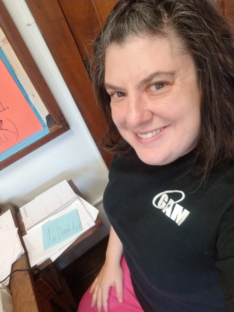 MSki81's tweet photo. When it's the final day of your @GAMgifted presidency PLUS #GAM22 conference day PLUS @officialSPS Pink Out Day in support of breast cancer awareness, you make it all happen. @PhelpsCenter https://t.co/dov2DHwHUC