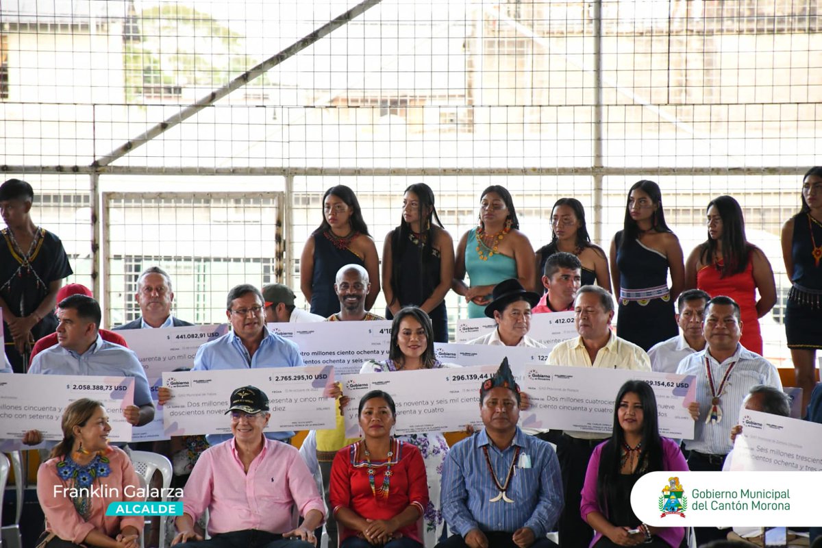 MoronaOfc's tweet photo. La Secretaría Técnica de la Amazonía entregó 100.000 USD al GAD de Río Blanco y 398.977 para el GAD de Cuchaentza para proyectos de agua potable, alcantarillado, vialidad y turismo.
Estos proyectos son aprobados por el Consejo de Planificación y Desarrollo de la Amazonía. https://t.co/Tet6urpFva