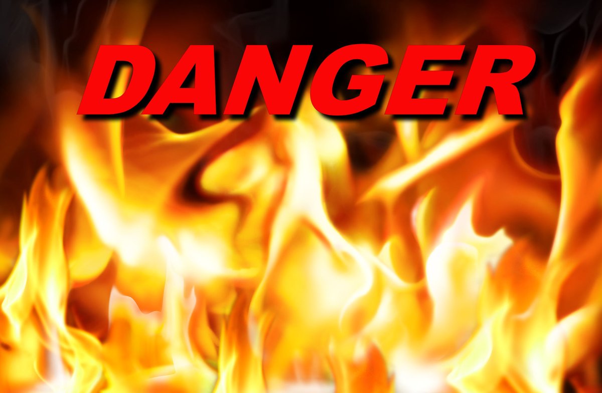 GreenTwpFD's tweet photo. Use care with outdoor fire today. @nwsiln has issued a Red Flag Warning 11a-8p for increased fire danger due to low humidity and high winds. No open burning! Use care discarding cigarettes. @GreenTwpFD units have already dealt with one large brush fire today. https://t.co/2xNNtaIqSD