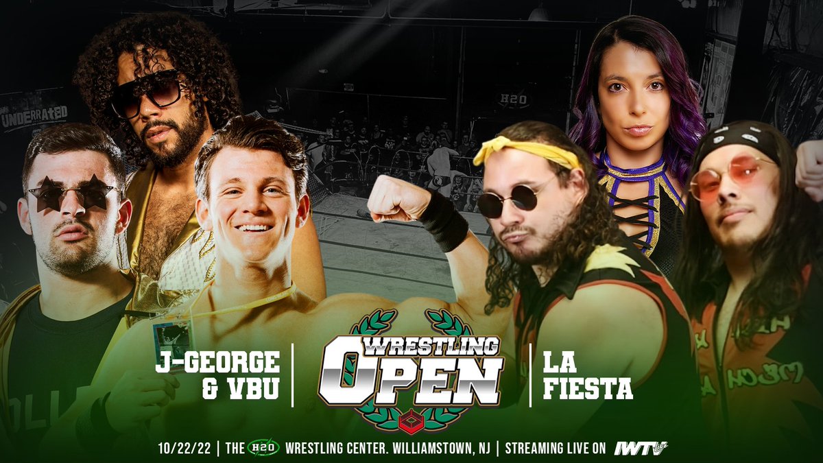 Updated lineup and tickets for @WrestlingOpen #TurnThePage featuring @AC_Mack next Saturday afternoon, 10/22 at @H2OWRESTLING in Williamstown, NJ streaming LIVE on @indiewrestling starting at 3pm ET: shopiwtv.com/collections/wr… Email beyondwrestling@gmail.com to sponsor a match!