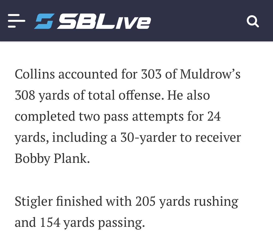 This right here 👇🏾👇🏾HE IS FOR REAL! THIS TEAM IS FOR REAL, Y’ALL! If my math is correct, he is at over 1700 yards rushing! He could not have the yardage he has with hard working teammates! @Buck_SBLiveOkla @Trenden15