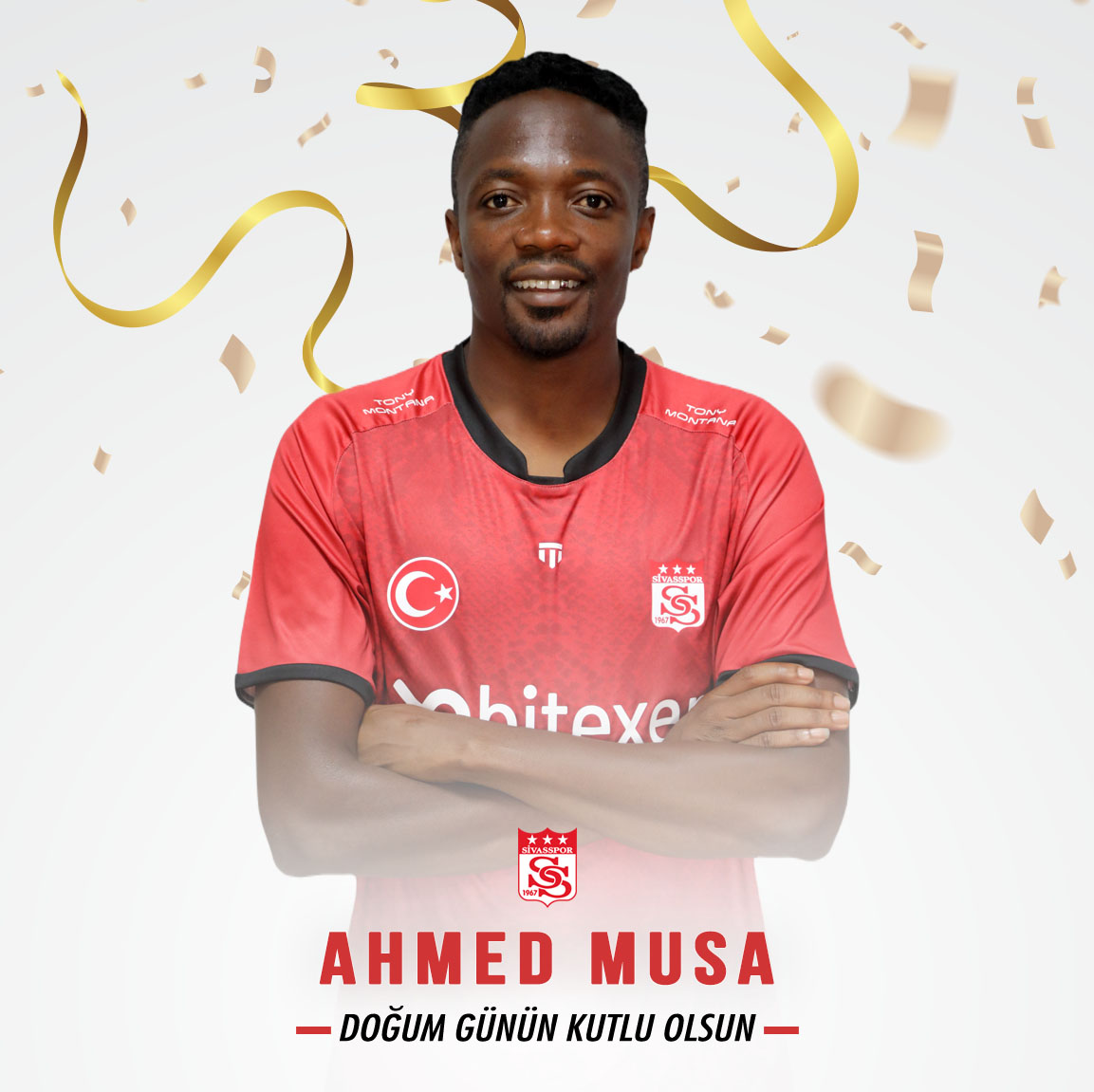  Bugün futbolcumuz Ahmed Musa\n n do um günü. 

Happy birthday  