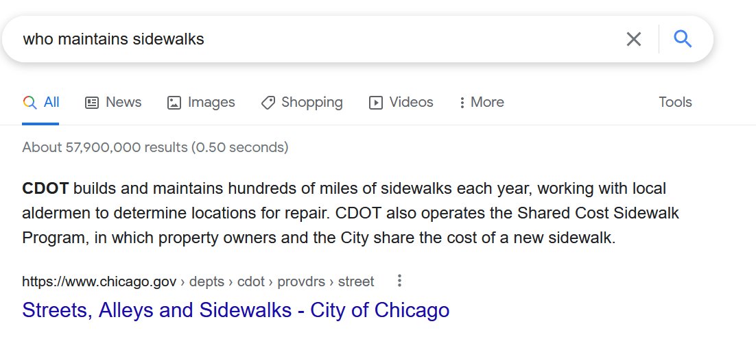 BebopOtt's tweet image. when you have "unparalleled experience" in chicago city politics, but don't know which departments are responsible for sidewalk repairs or tree trimming