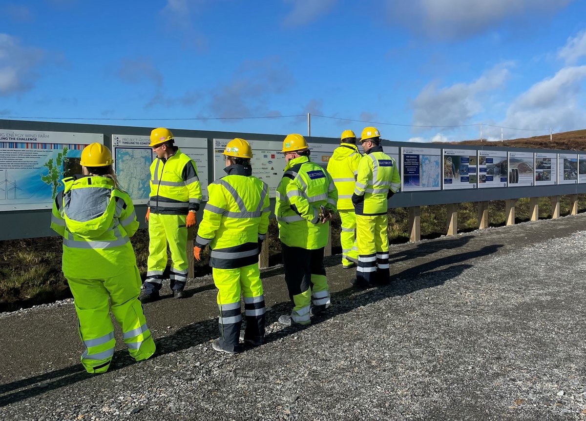 Thank you to @sserenewables for having our #Kergord team along to visit #Viking Wind Farm last week! What a great opportunity to see the project’s progress and to see the role our own #Shetland HVDC Link will play in transporting this clean green energy to and from Shetland! ⚡️