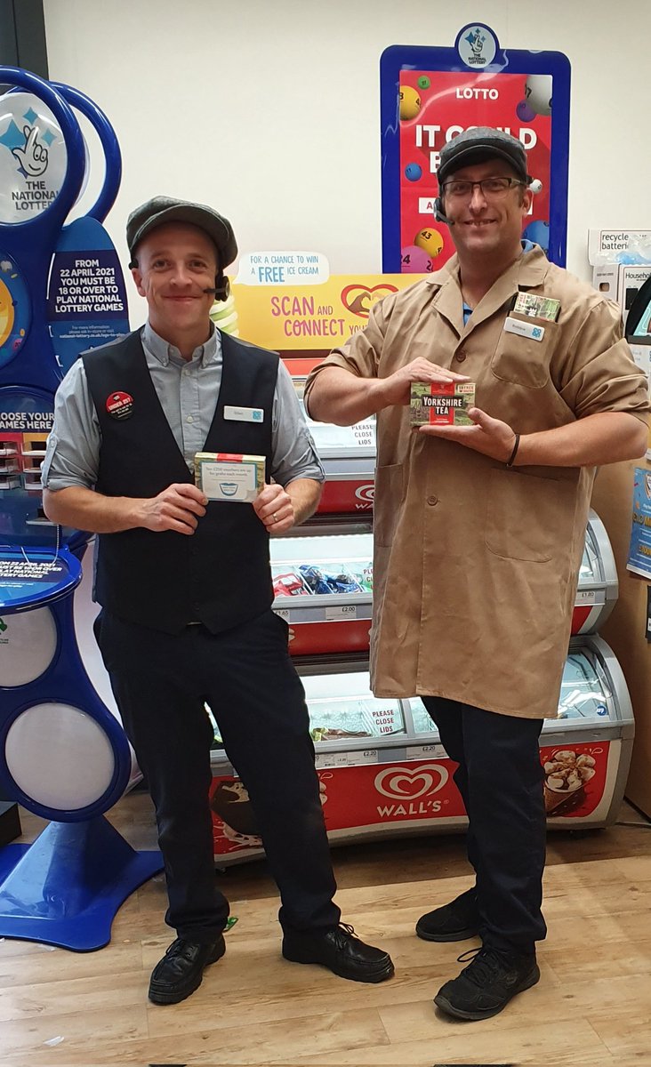 Big shout out to the legend that is Robbie Pinkleton (rightside) in New Upton store for covering in our hour of need at South Kirkby store, he has really helped us out of a pickle recently when one of the team was sick thanks Mr Pinkleton you star #coopradio  <a href="/coopuk/">Co-op</a> <a href="/ryelatham/">ryan latham</a>