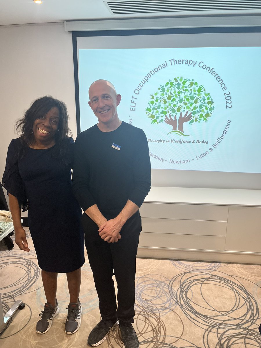 So lucky to have <a href="/stsandford/">Stephen Sandford</a> visit us at our #ELFTOTCONFERENCE to discuss ELFT’s AHP strategy on #AHPsDay2022 and say farewell. Wishing you all the best of luck in your new role Stephen! Thank you for everything you’ve done for AHP’s in ELFT, you will be sorely missed!
