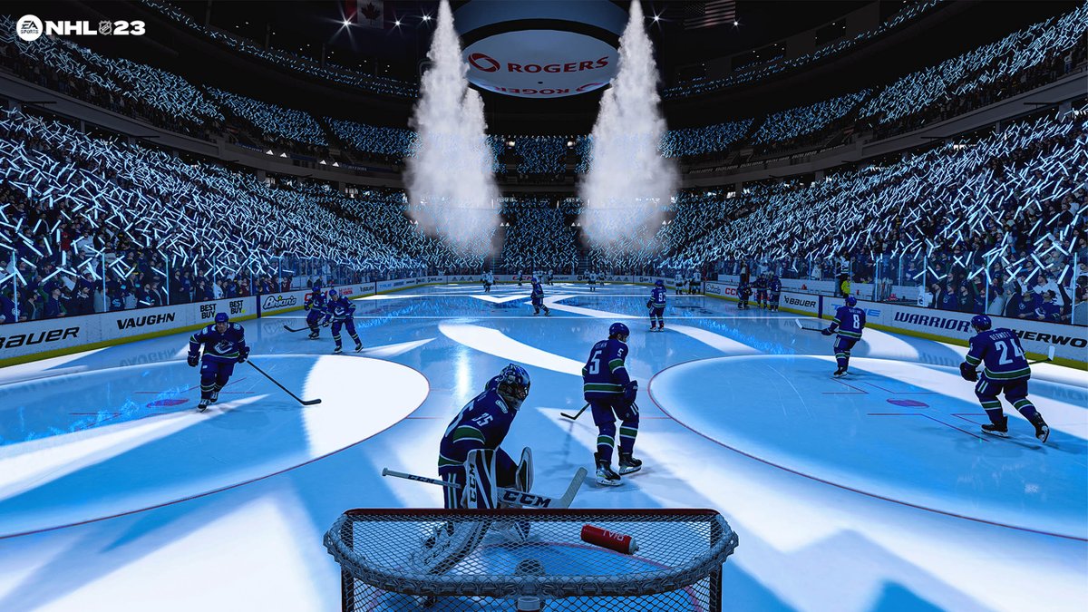 WalmartCAGaming's tweet photo. 🚨NHL 23 IS HERE🚨

You can score your copy of the latest NHL title on PS4, PS5, Xbox One or Xbox Series X|S right now at Walmart Canada!

🥅 https://t.co/P8ktev9zIa

Are you hitting the ice in NHL 23 this weekend? https://t.co/qdgwPb0ag5
