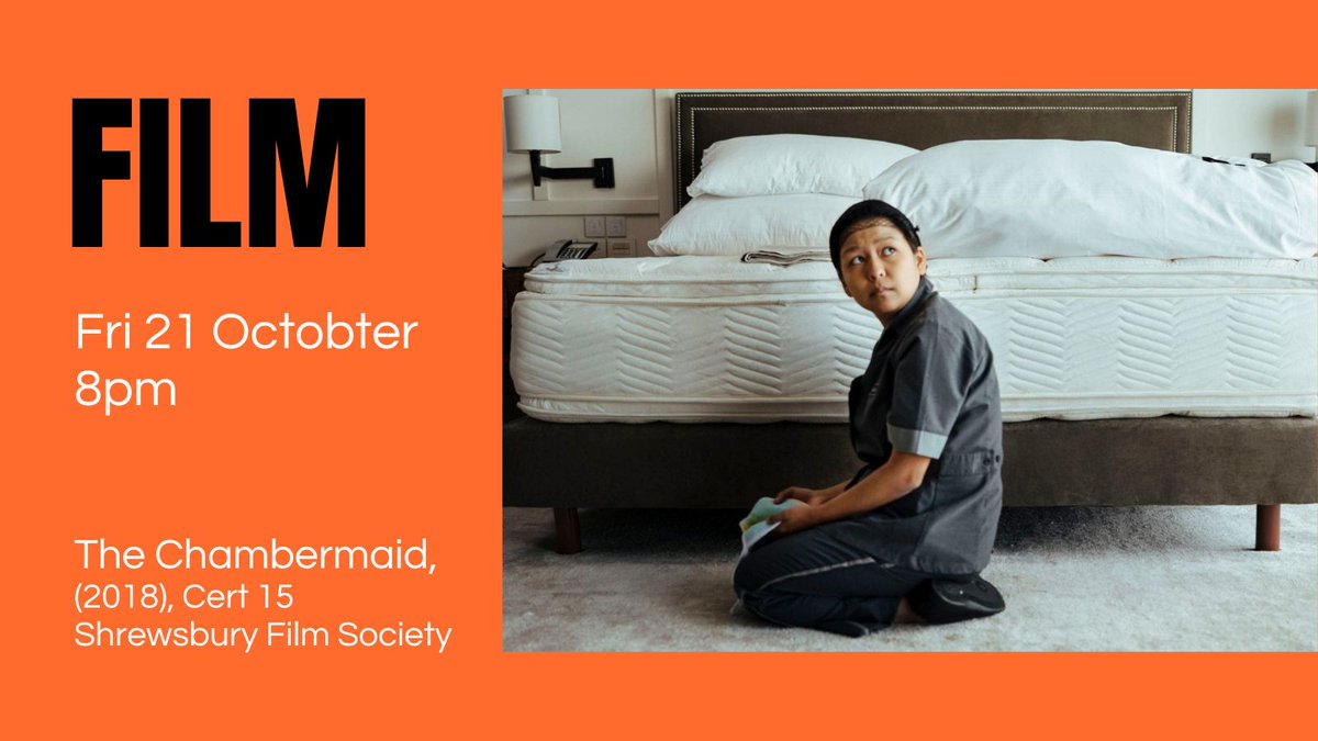 For tickets:
01743 234970 
hiveonline.org.uk 
or visit out box office which is open Tues – Fri, 10am - 4.30pm.

#thechambermaid #thechambermaidfilm #shrewsburyfilmsociety #hiveshrewsbury #artscharityuk #originalshrewsbury #filmsinshrewsbury #internationalfilm