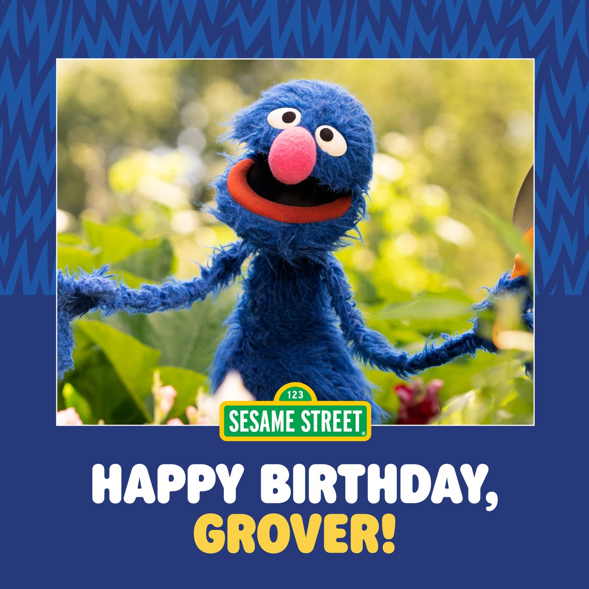Happy birthday to the monster at the end of this post, @Grover! #HappyBirthdayGrover