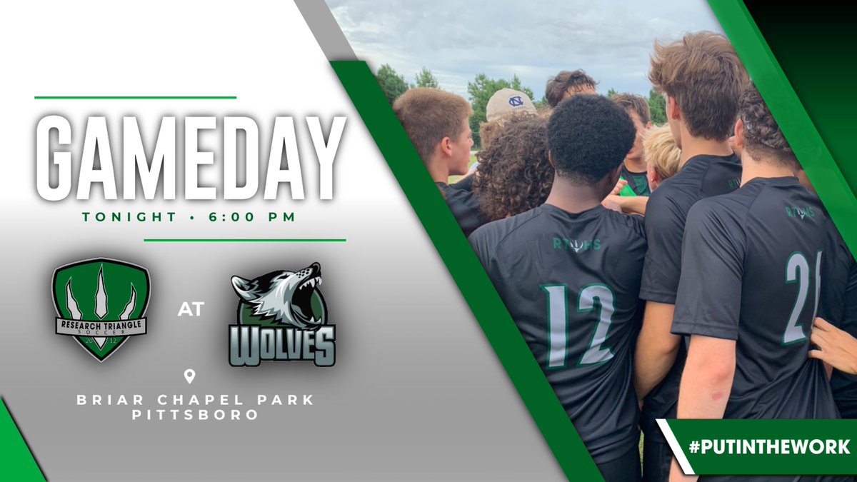 FINAL NON-CONFERENCE MATCH

⚽️ <a href="/RTHSSoccer/">RTHS Raptor Soccer</a> (11-4-2)
🆚 Woods Charter (5-10-1)
🕕 6:00 p.m.
📍 Briar Chapel Park, Pittsboro
🎟️ $6.00, all digital: woodscharter.hometownticketing.com/embed/all

#PutInTheWork #GoRaptors