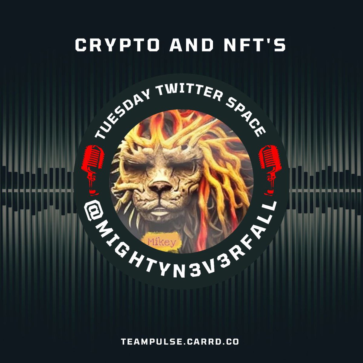 MightyN3v3Rfall's tweet image. This Tuesday come hang out and share with us! #bnb #eth #btc #funtimes
@jreentertain @ExpertAdviceWTF @joerogan @cz_binance @VitalikButerin @SanDiegoPadre15 @TheSlyStallone @BenStiller @CryptoPulse9 @LaRoseDigital @MariahCarey @Cristiano