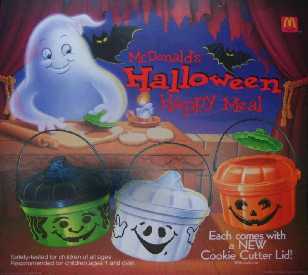 Rachel_Ann_G's tweet photo. Dear @McDonalds 
Y’all hustling these adult happy meals when all y’all really need to do is bring these Halloween buckets back and these classic and fun toys!  #worksmarternotharder ❤️💛❤️ https://t.co/OLIGLb7UZ7