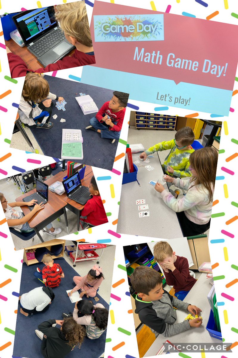 It’s Game Day!!! We did such a great job tackling our math stations this week, we earned a day of picking our favorite ways to practice our skills!! #WEareLakota #NeedToSucceedCECS <a href="/Creeksidetweet/">Creekside ECS</a>