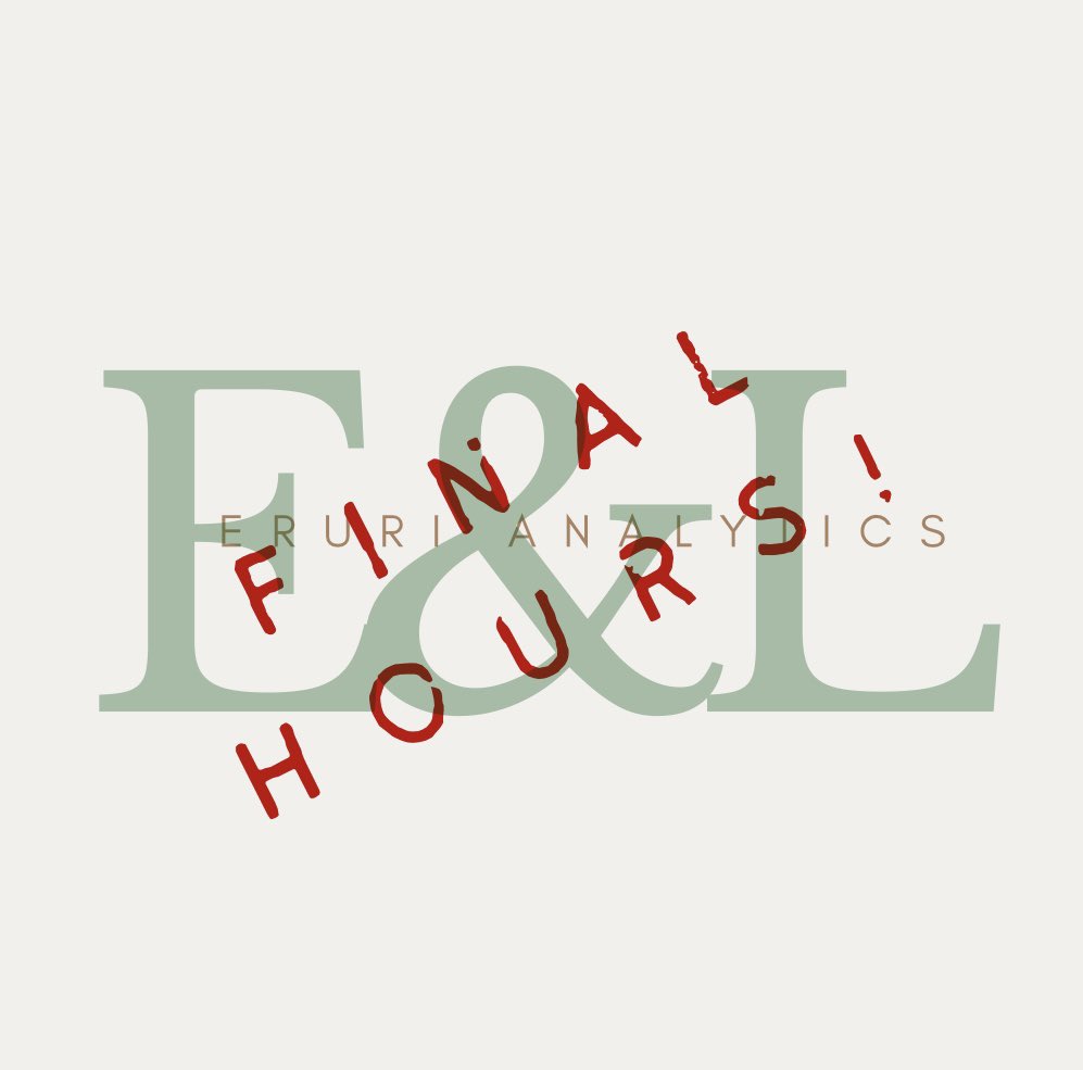 EruriAnalytics's tweet photo. Todays the day! The #EruriSurvey will close at NOON PACIFIC today, October 14th. Just a little under 5 hours to make your your voice heard as part of the #eruri fandom. https://t.co/XmkPEnJrq8