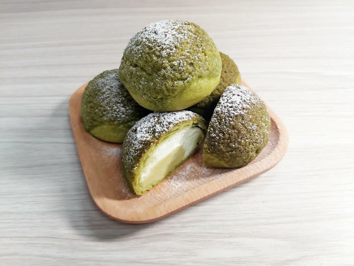 cottoncandy_cha's tweet photo. 𝓜𝓪𝓽𝓬𝓱𝓪 𝓒𝓻𝓮𝓪𝓶 𝓟𝓾𝓯𝓯𝓼

·Choux au craquelin with sweet matcha cream

https://t.co/LJ7ZDWkSRH

#creampuff #creampuffs #choux #chouxaucraquelin #Matcha #cream #puffpastry #puffs https://t.co/HDe9FE3rPH