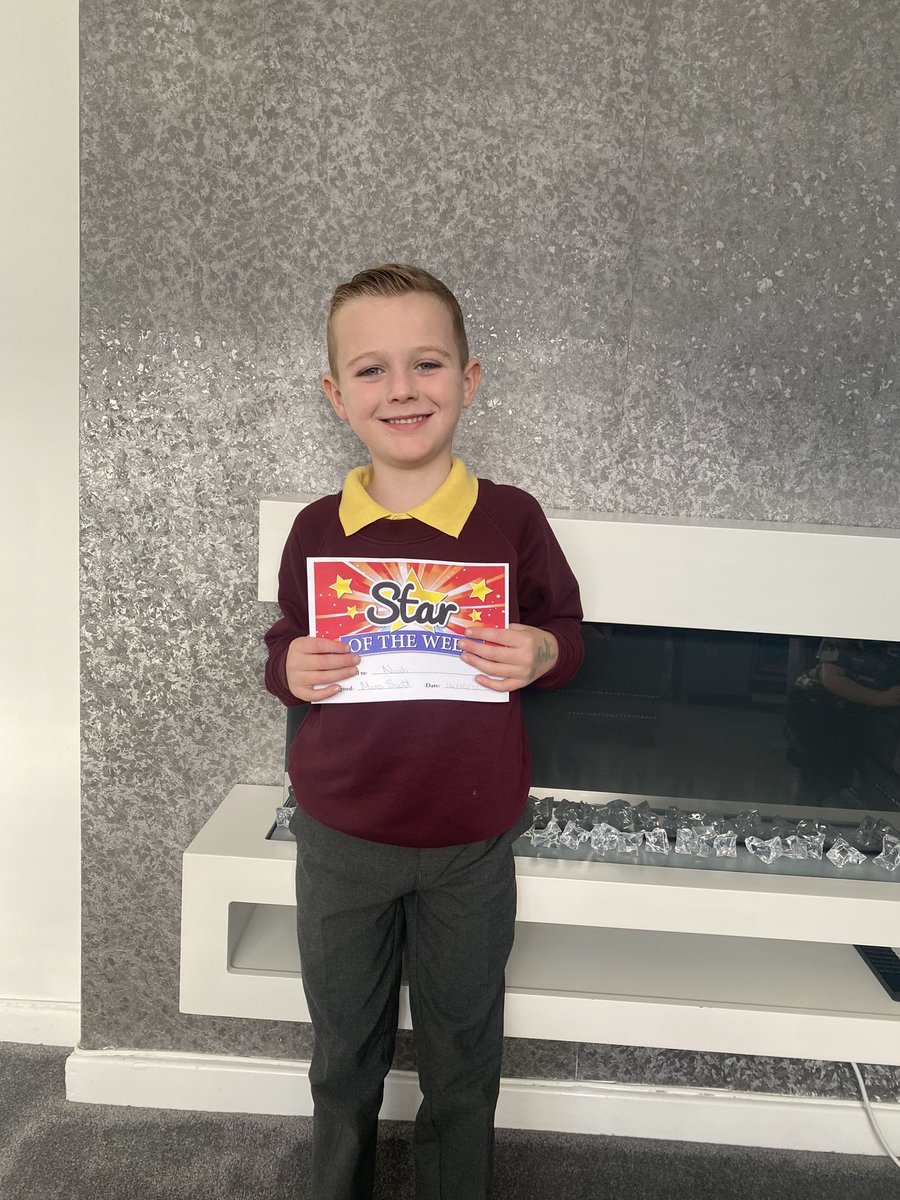 AndyMcDevitte's tweet image. Noah is absolutely chuffed, he’s came home today with Star Of The Week! 

Well done Noah! 🤩🤩🤩
@Julie_85 @stannesrcp