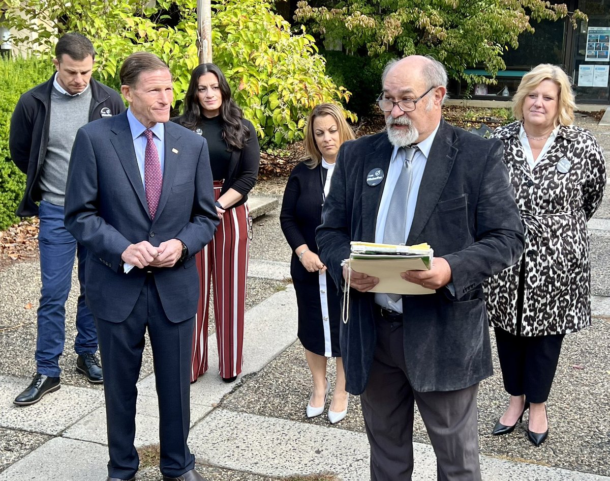 AFTCT's tweet photo. “Early detection, prevention &amp; prompt correction” of #SickBuilding symptoms vital to student, #PublicEd staff health &amp; safety says @ConnectiCOSH co-chair @luddite55. #WhatKidsNeed @AFTUnion @NEAToday @AFSCME @AFSCMECT4 @SEIU @CEUI_SEIU_511 @ctclimatejobs @NationalCOSH https://t.co/bRnEkSUSHM