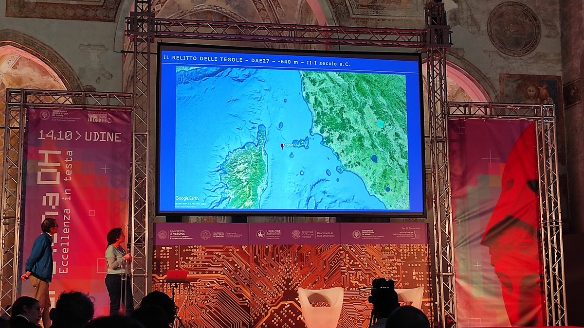 RobertoRDT's tweet photo. Archaeologists working with ROVs and Digital technologies to explore undersea sites, amazing stuff! #maratonadh #digitalhumanities https://t.co/2Kn6ZsWRML
