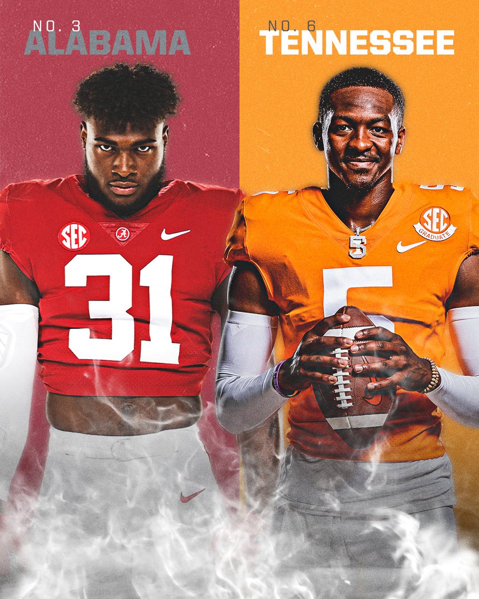 SECNetwork's tweet photo. Bama. Vols. ๐๐๐ ๐๐ ๐๐๐? https://t.co/3GbCNrroEO