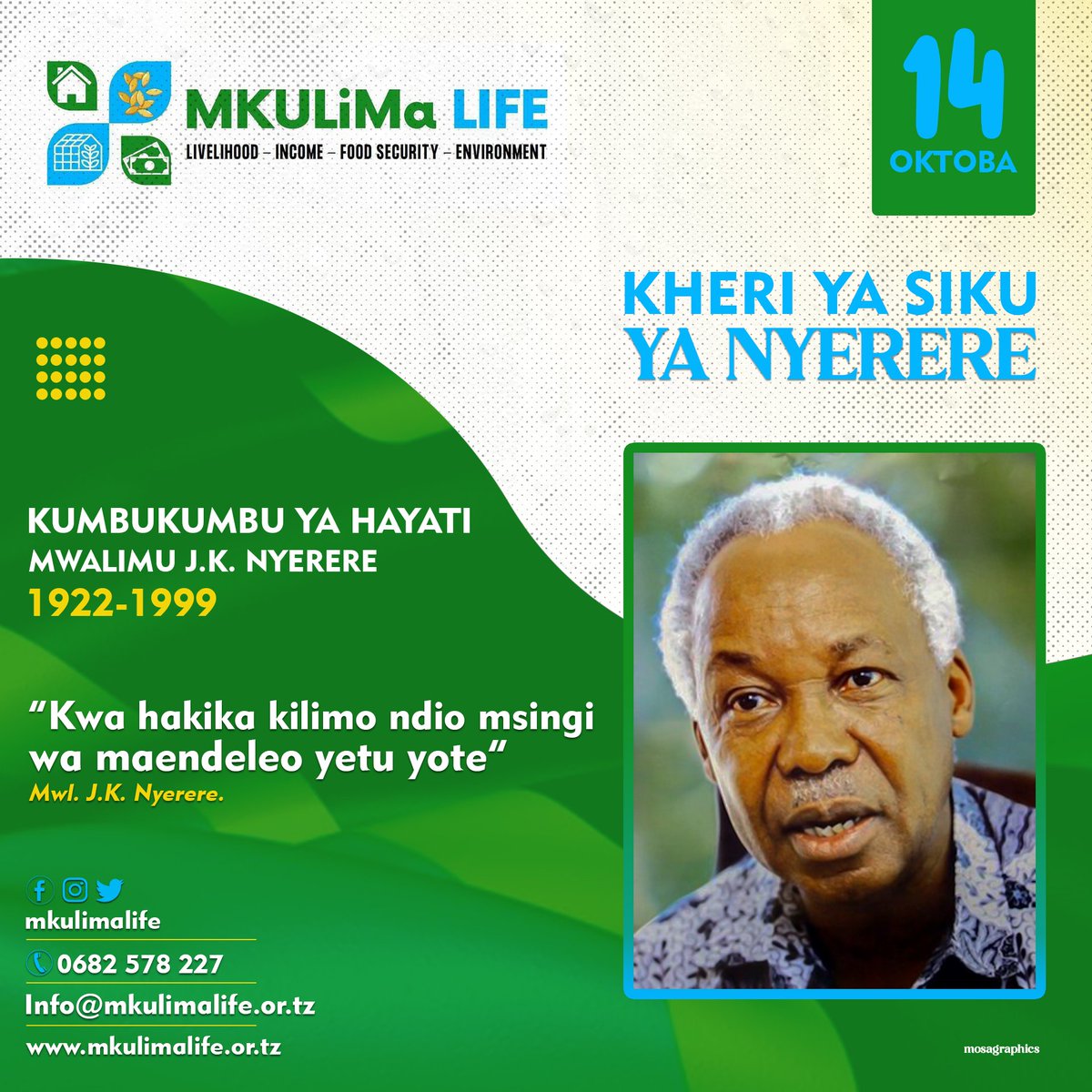 MkulimaLife's tweet photo. #NyerereDay2022 https://t.co/j2uL1UNnt1