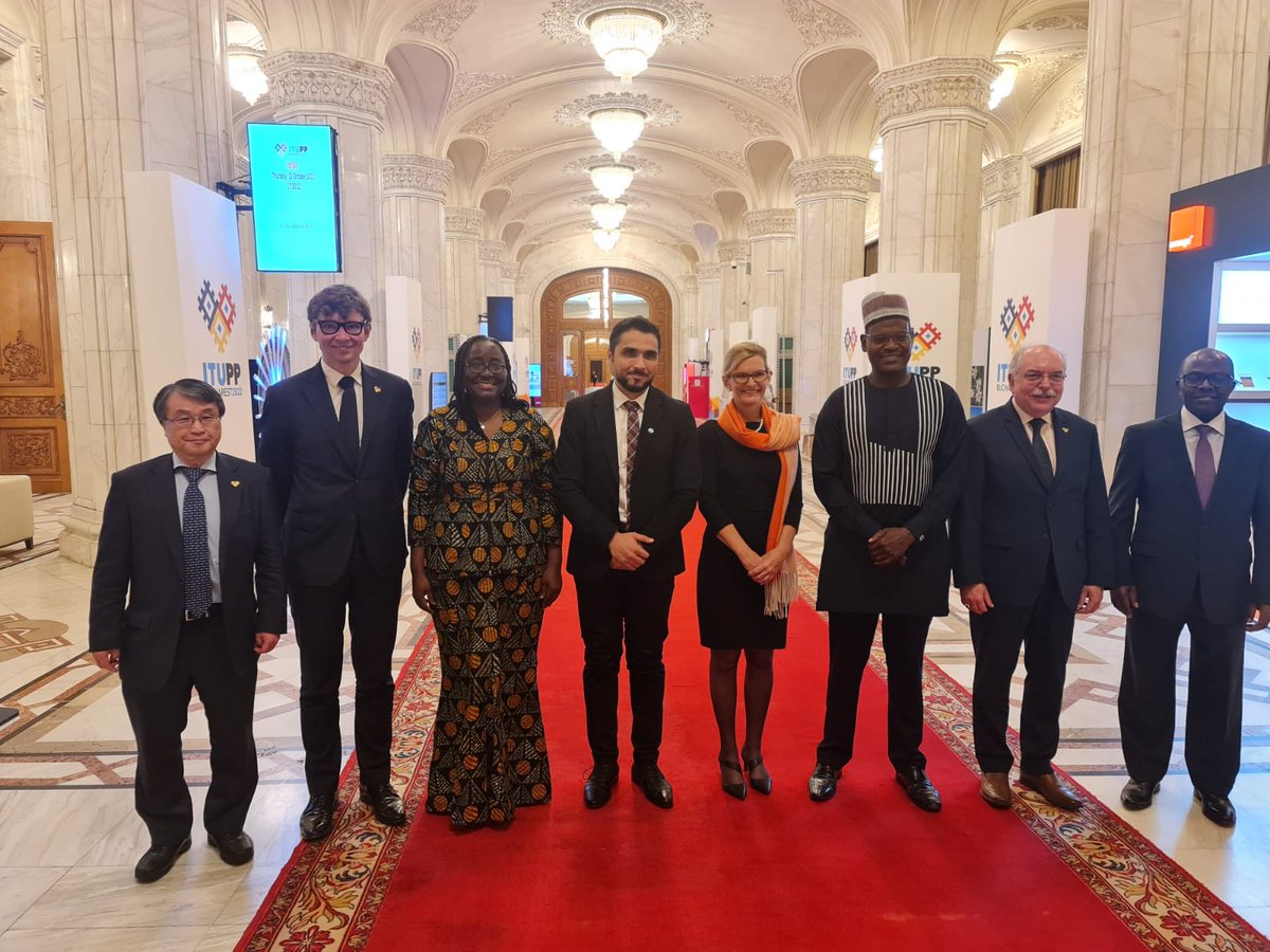 African Telecommunication Union (@atu_uat) on Twitter photo The last three weeks in Bucharest at the <a href="/ITU/">Int’l Telecommunication Union</a> Plenipot Conference have been memorably progressive & fruitful. Today the SG <a href="/sg_atu/">ATU Secretary General</a> shared a moment with the new ITU leadership & reaffirmed our commitment to work together.<a href="/DoreenBogdan/">Doreen Bogdan</a> <a href="/tlamanauskas/">Tomas Lamanauskas</a> <a href="/ITUDevelopment/">ITU Development</a> <a href="/ITUSecGen/">Doreen Bogdan-Martin</a> The last three weeks in Bucharest at the <a href="/ITU/">Int’l Telecommunication Union</a> Plenipot Conference have been memorably progressive & fruitful. Today the SG <a href="/sg_atu/">ATU Secretary General</a> shared a moment with the new ITU leadership & reaffirmed our commitment to work together.<a href="/DoreenBogdan/">Doreen Bogdan</a> <a href="/tlamanauskas/">Tomas Lamanauskas</a> <a href="/ITUDevelopment/">ITU Development</a> <a href="/ITUSecGen/">Doreen Bogdan-Martin</a>