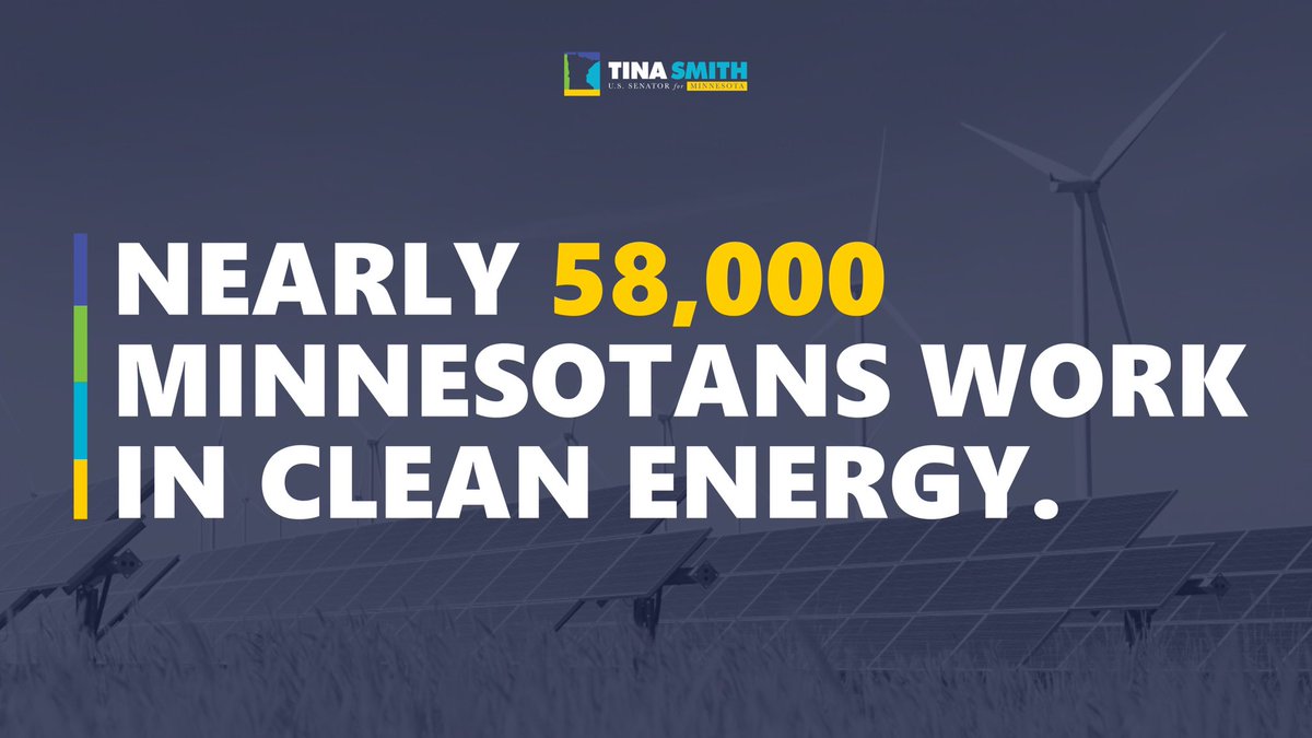 Transitioning to American clean power means good union jobs and fighting the climate crisis. Minnesota is already a leader - and with the new clean energy law Congress passed in August, things are just getting started.