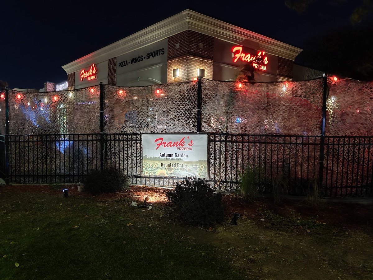 FranksOmaha's tweet photo. Don't forget to check out our Haunted Patio at our Ralston location.  It's spooky, it's fun, and it's free!  Open Friday, Saturday, and Sunday from 5 PM to 10 PM. https://t.co/9UWLM8LvNF