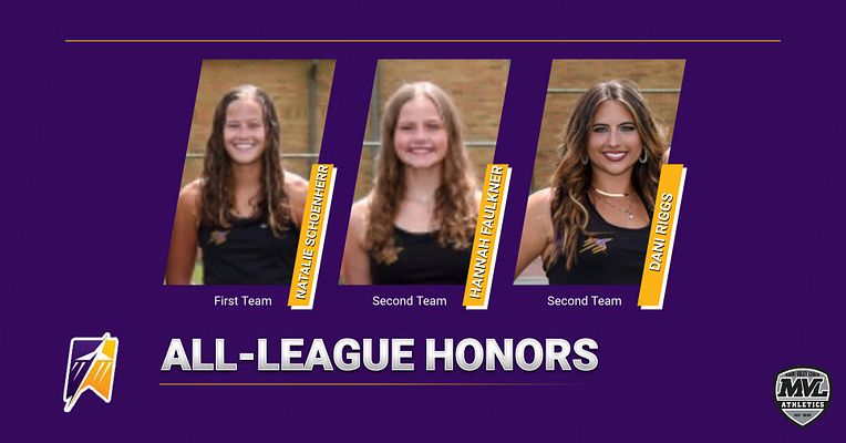 Congrats to Natalie, Hannah, and Dani on their MVL awards!!!