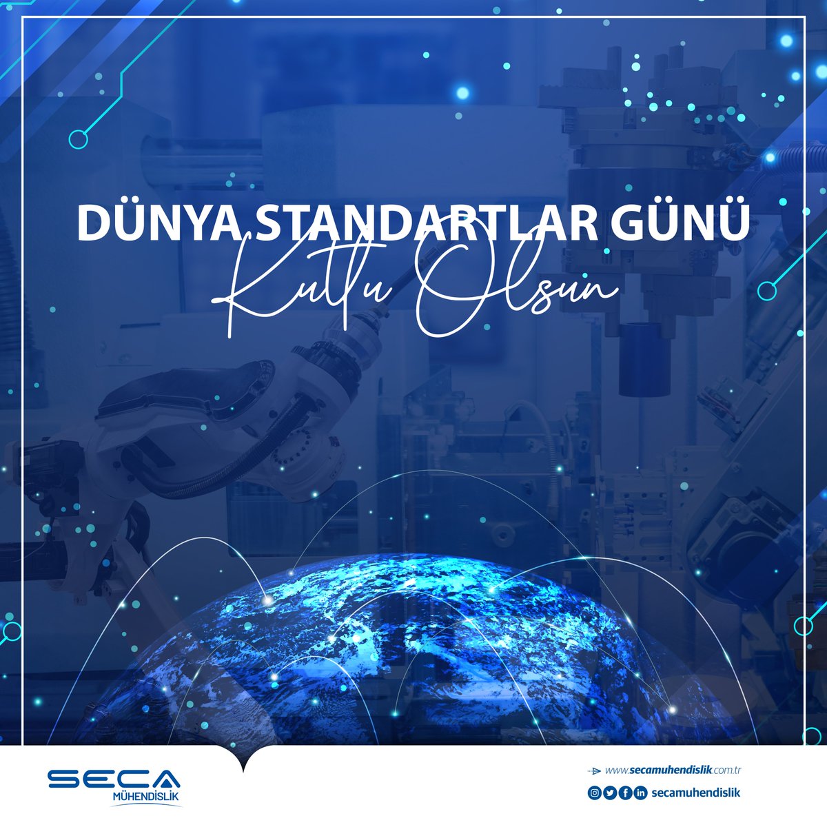 secamuhendislik's tweet image. Dünya standartlarında makine üretimi gerçekleştiren müşterilerimiz başta olmak üzere, tüm üreticilerin Dünya Standartlar günü kutlu olsun.

#secamuhendislik #dünyastandartlargünü #dünyastandartı
