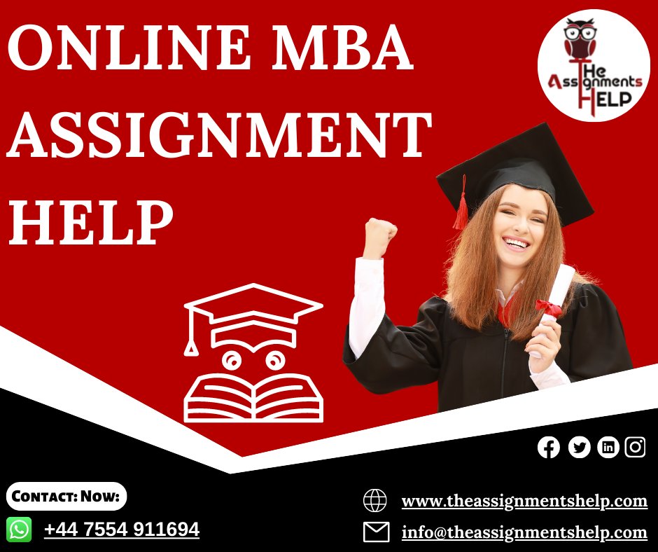 tasignmentshelp's tweet image. Be confident! Because you choose our Online MBA Assignment Help services. 

Order Now:

#MBA #MBAhelp #MBAassignmenthelp #onlineMBAassignment #MBAhomework #MBAhomeworkhelp #onlineassignmenthelp #assigmentshelp #assignmentwritinghelp #writinghelp #theassignmentshelp
