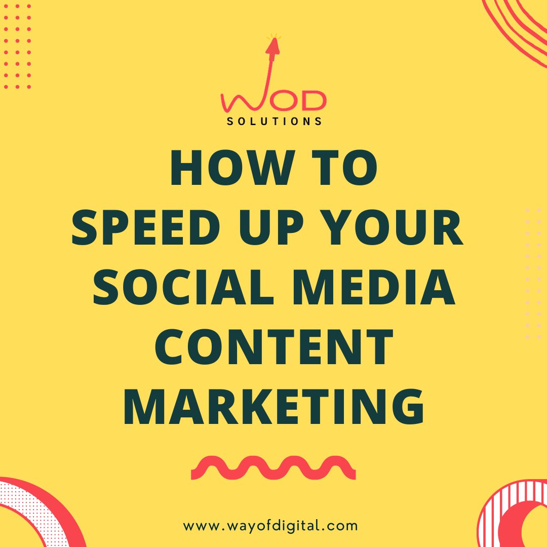 wayofdigital's tweet photo. How to speed up your #socialmedia #contentmarketing.
#startup #businessowner #BrandNew #startups #strategy #businesswoman #marketingtips https://t.co/uK6gR2uaD2