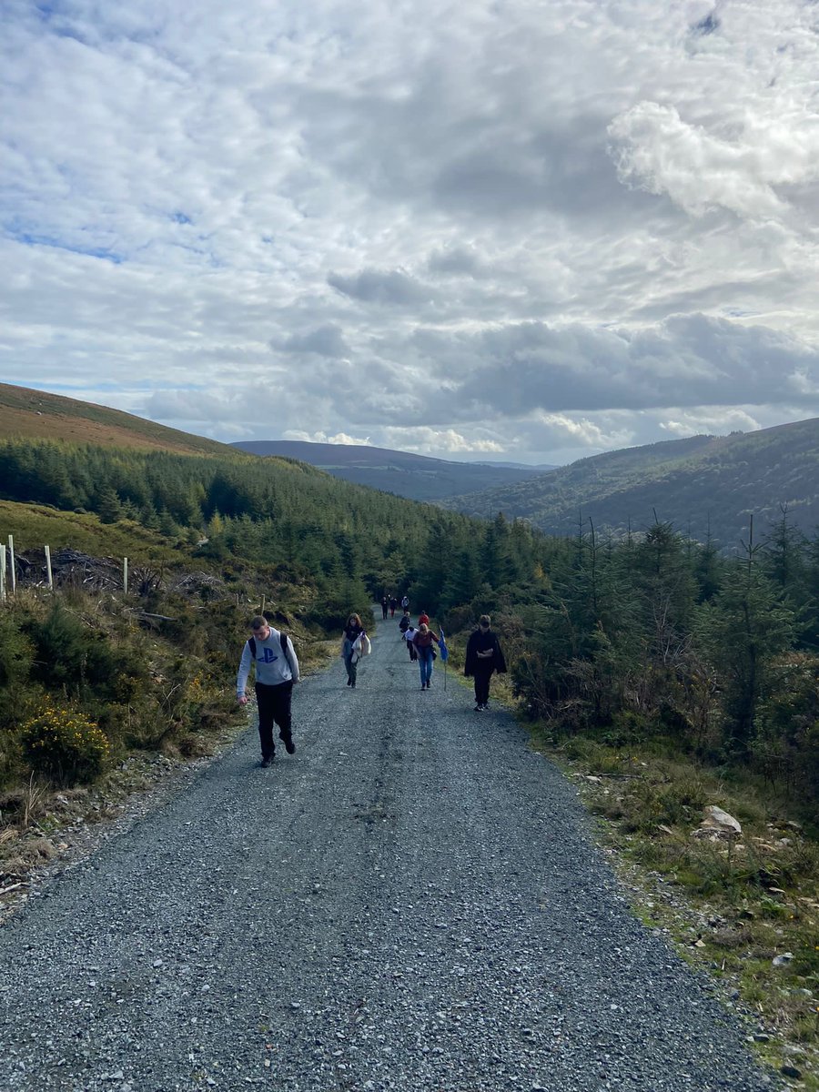 StepasideETSS's tweet photo. A busy Friday at #StepasideETSS! LCA’s had a great time in Glendalough learning about the history or forestry in the area for part of their horticulture module. Thanks to Zef for showing us around! https://t.co/KzTd55oYL0
