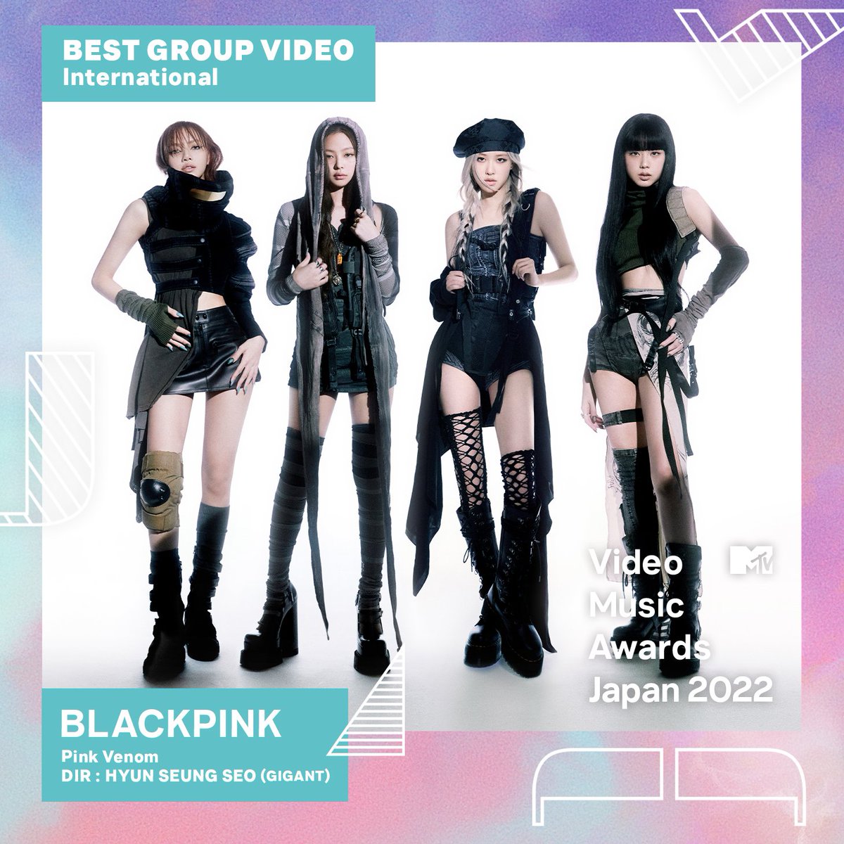 kpopwnation's tweet photo. [Info] @MTV_JAPAN 

Confira os vencedores do VMAs Japan 2022

- Best Group Video, "Pink Venom" (BLACKPINK)
- Best Buzz Award, IVE
- Rising Star Award, XG 

#VMAsJapan #BLACKPINK #XG #IVE https://t.co/zSyulIOXVH