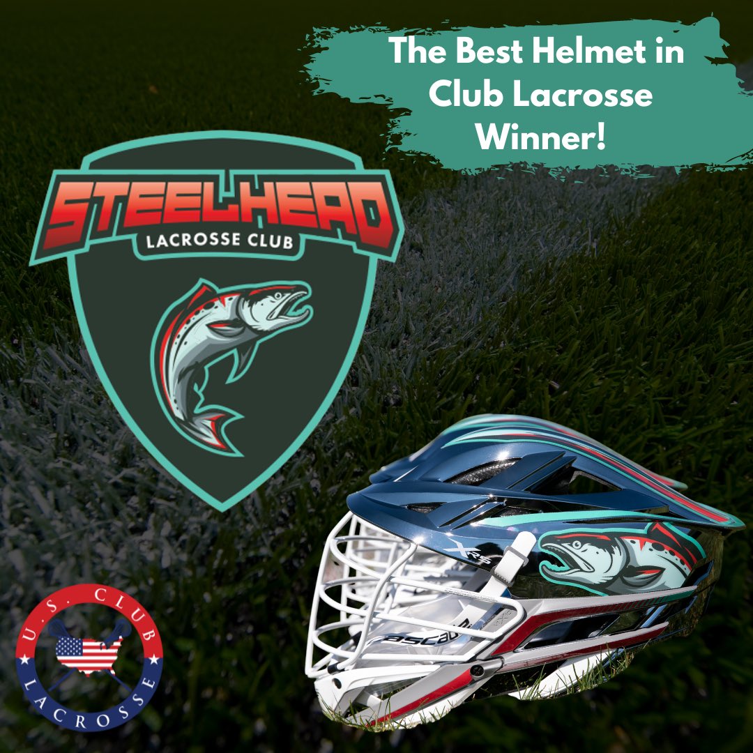 Best helmet in club lacrosse belongs to the steelhead lacrosse club! Thank you to the thousands that voted in this incredibly fun contest.