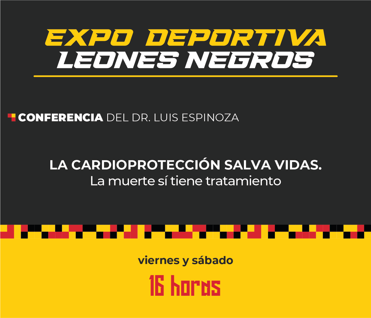CarreraLeones's tweet photo. 🫀 Te invitamos a participar en esta interesante actividad con el académico y director de #ProCardio, el Dr. Luis Manuel Espinosa Castillo. https://t.co/3Omd2b37yk