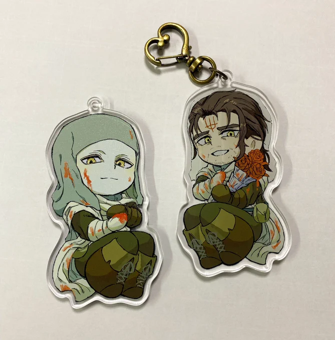 アクキー届いたので画像追加しておきましたー!!あと予備分も追加(+ナスカンなしの子)したので少し在庫復活してます!よろしくお願いしますこれから順次発送していきます!!!!! 