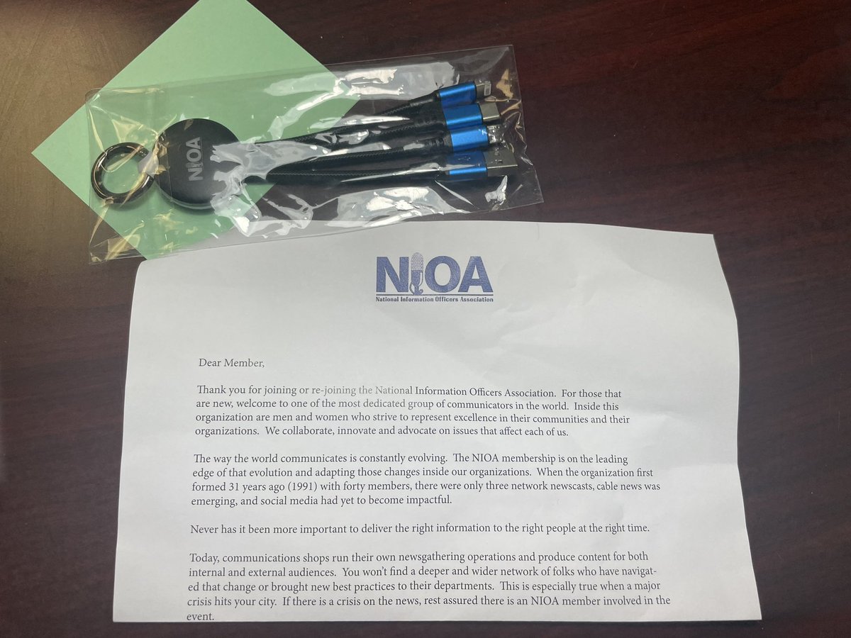 DoverPdPIO's tweet photo. Something nice came in the mail today. @nioa Looking forward to being a part of this organization and attending the 2023 convention https://t.co/F0VzWFS9Uy