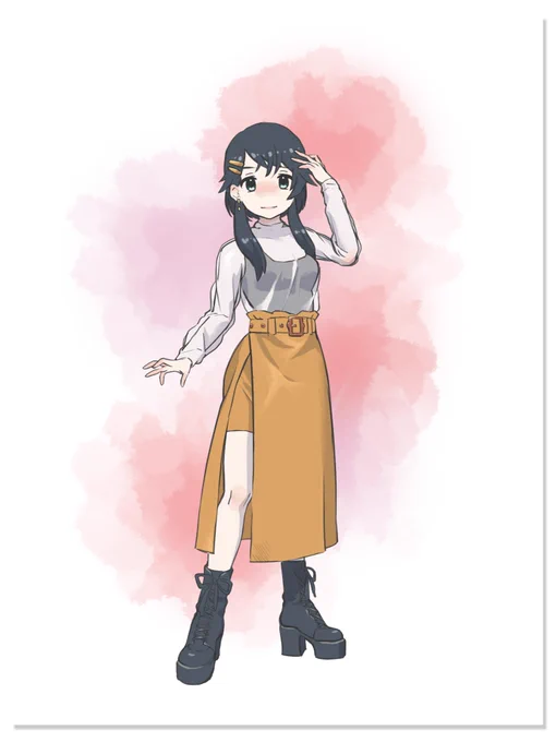 うさ耳帽子のるいかちゃんさん  