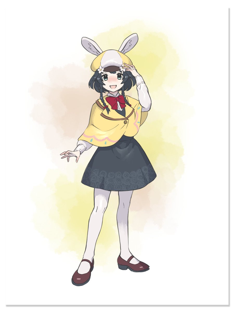 「うさ耳帽子のるいかちゃんさん  」|manashi🌱ご依頼一旦ストップのイラスト