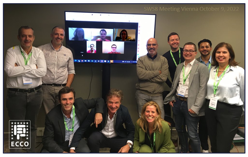 IBDcanruti's tweet photo. Successfull and productive #ECCOworkshop hybrid meeting on postoperative Crohns recurrence in Vienna at #UEGWeek22 https://t.co/kJNb4fIrbv