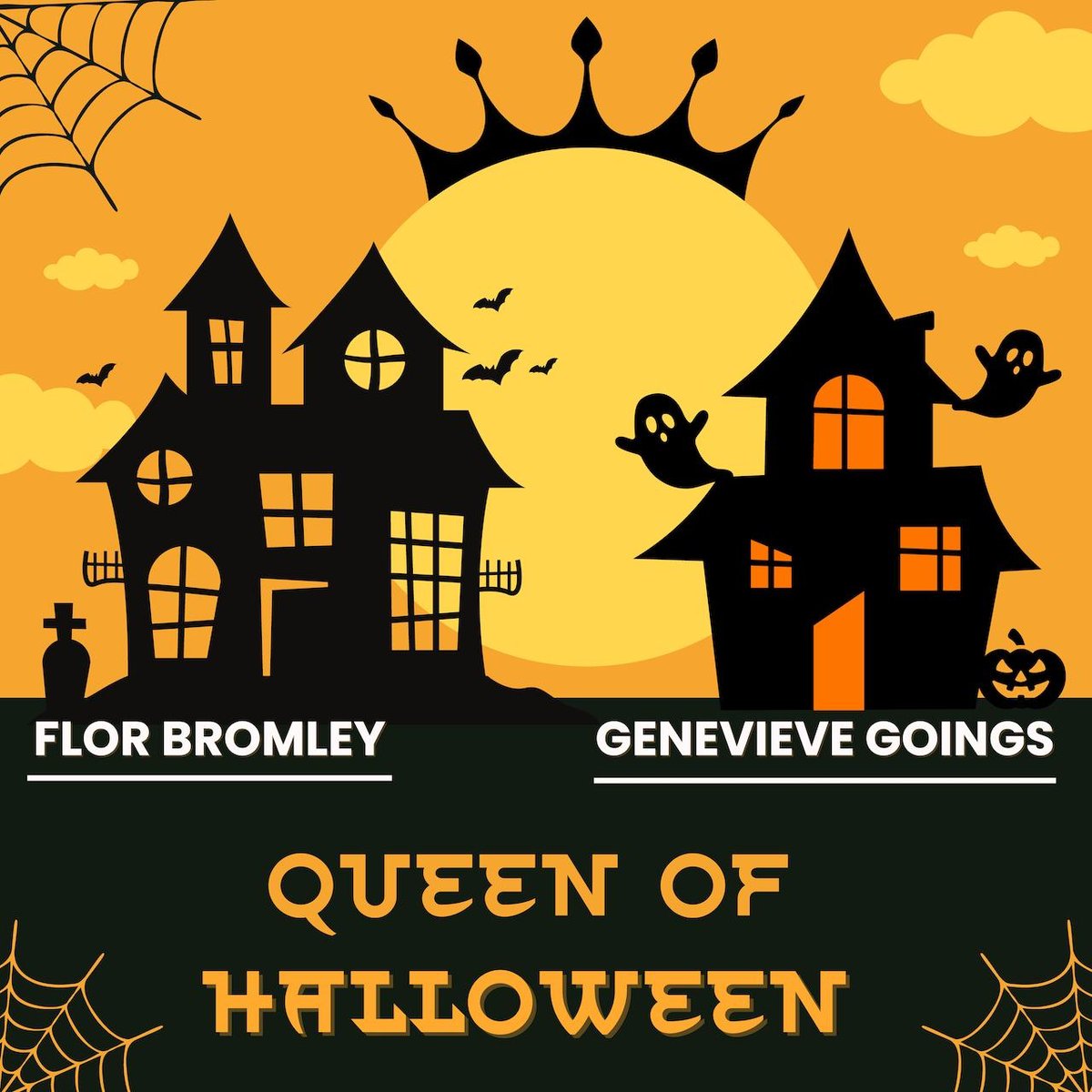 👑The queens👑 of Halloween🎃 are here! <a href="/florbromley/">Flor Bromley</a> has a brand new single out today titled ‘Queen of Halloween’ feat 
<a href="/ChooChooGirl/">Genevieve Goings</a>. Listen now and watch the full video on our YouTube channel.
