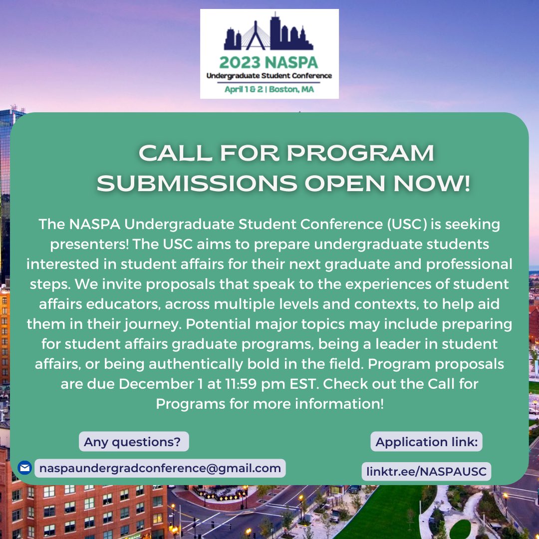 NASPA Undergrad Student Conference tweet media