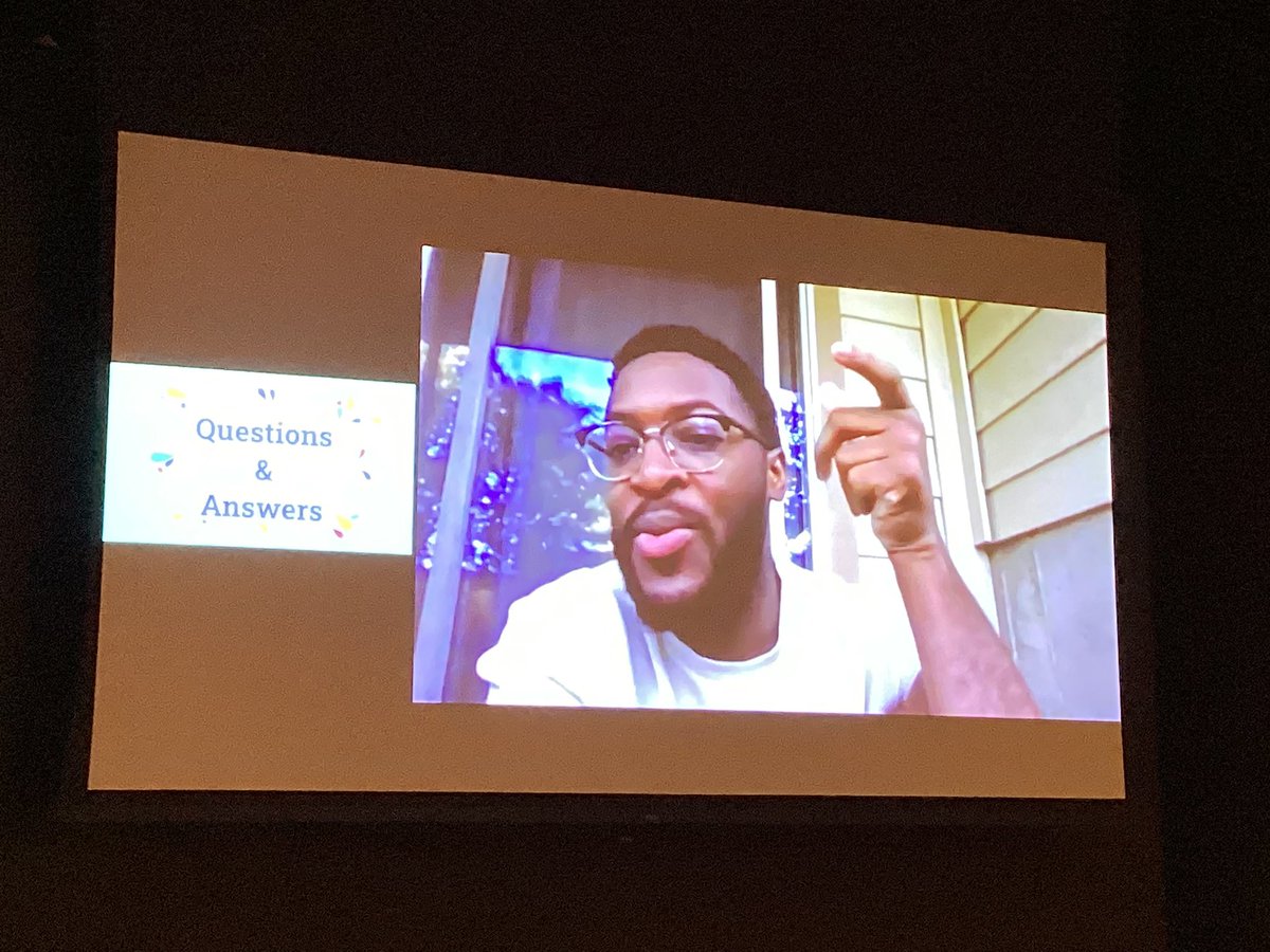 RayChemistry's tweet photo. today at our equity & inclusion student leadership expo, our amazing speaker, Mr Marquell Oliver, raffled off two Bulls tix to two schools, and GSHS was one winner! Woo hoo! Thanks, @M2Oliver for helping us learn how to be better leaders! #D87Learns https://t.co/dYgC81qMbT