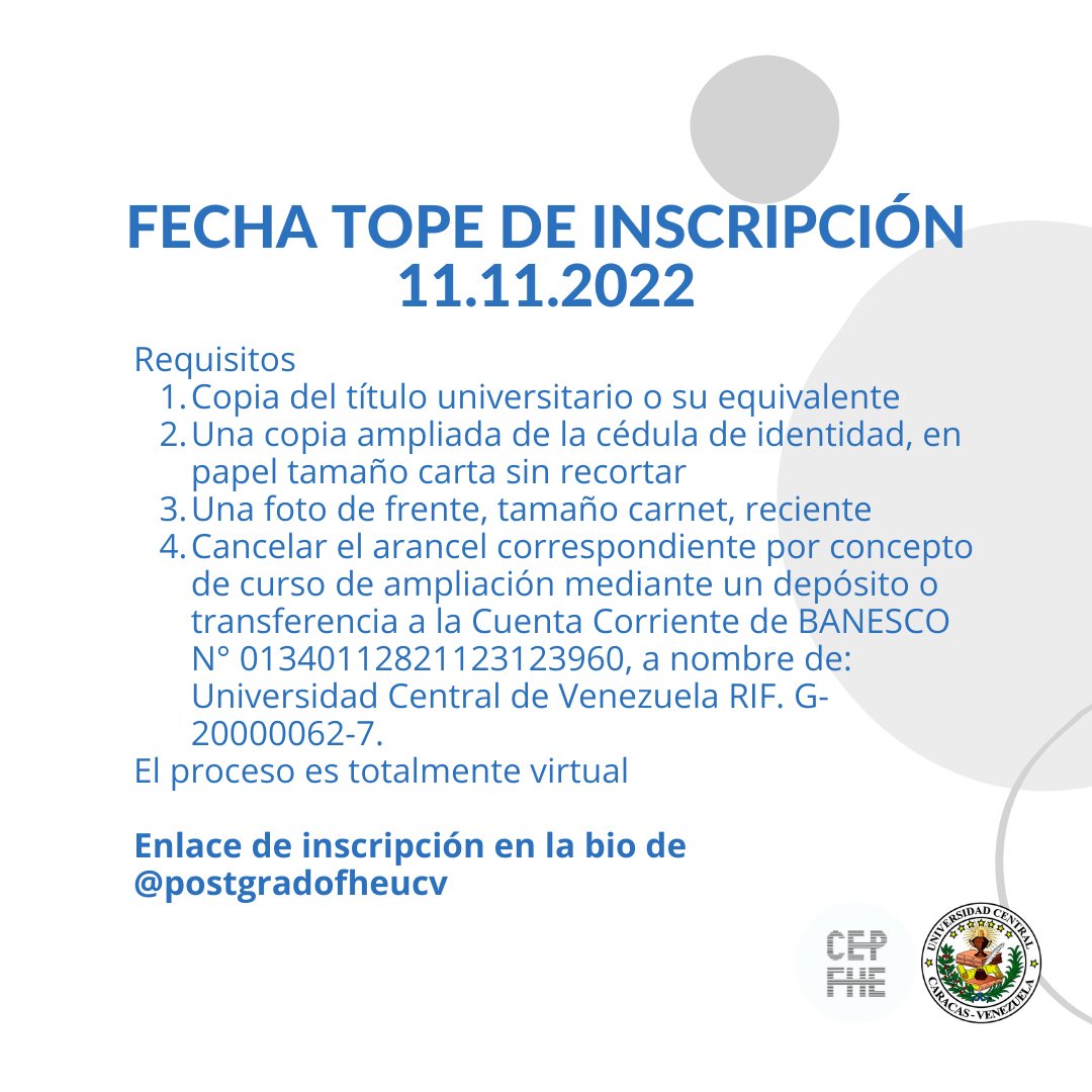 Mayor información en: sites.google.com/view/cep-fhe-c…