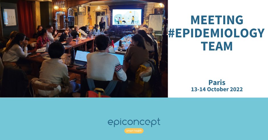 Epiconcept's tweet photo. [#EPIDEMIOLOGY MEETING] Two-day meeting for our Epidemiology Epiconcept Team in Paris : ongoing projects, trainings, #biostats, #VaccineEffectiveness, ...

So nice to see the team in real life! https://t.co/VnZ7437qXs