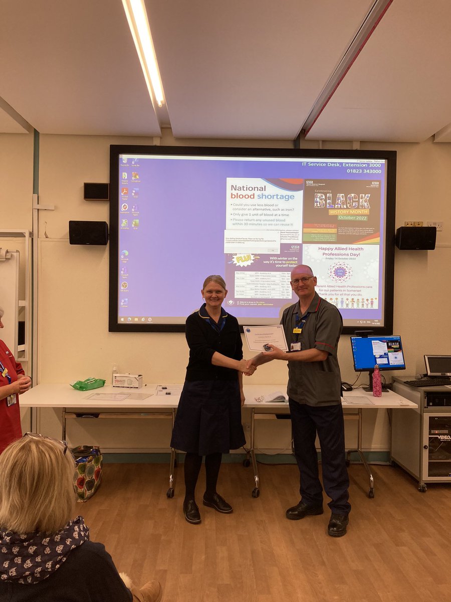 Siobhan Warne (@siobhan_leadpna) on Twitter photo Presenting certificates and badges to our #PNAdvocates <a href="/thomas14_david/">David Thomas</a> <a href="/NHSSomerset/">NHS Somerset</a> Presenting certificates and badges to our #PNAdvocates <a href="/thomas14_david/">David Thomas</a> <a href="/NHSSomerset/">NHS Somerset</a>